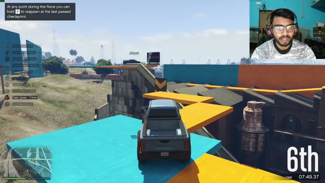 888.888% People Start CRYING After This Impossible Car Parkour Race in GTA 5!
