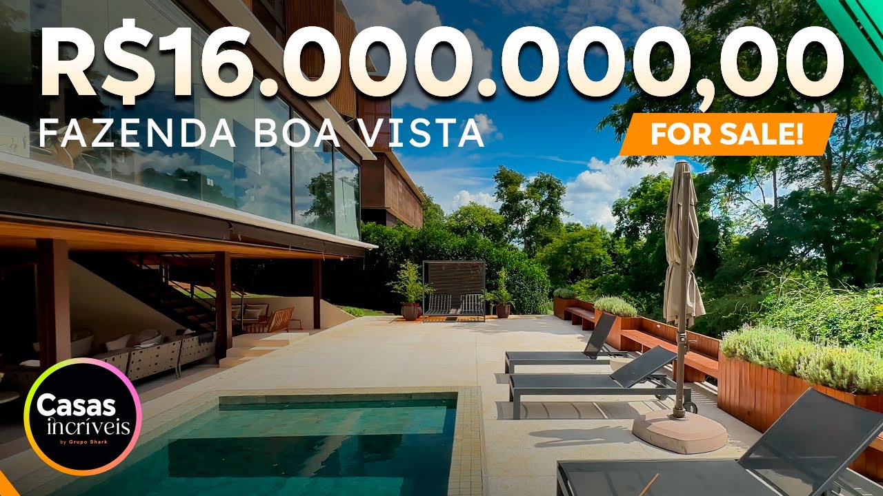 ESPETACULAR ESSA RESIDÊNCIA | 1.200 m2 Área total | R$16 MILHÕES! 5 SUÍTES!