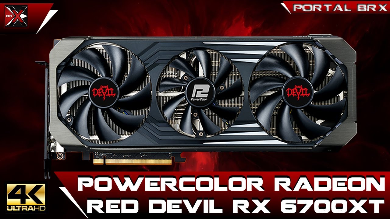 Power Color Radeon Red Devil RX6700XT: Unboxing, Análise e Testes de Desempenho Portal BRX