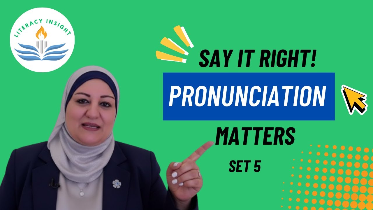 Say it Right! English Pronunciation - Set 5 | Communicate Well in English With Ms.Tagrid
