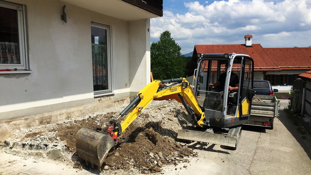Wacker Neuson Bagger / Baggern in Perfektion