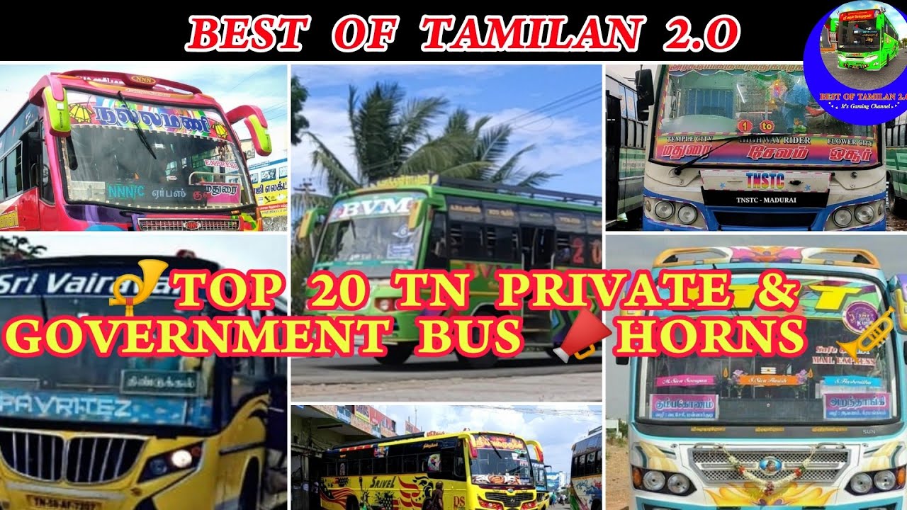 🎀Top 20 TN PRIVATE GOVERNMENT🎺 Bus Horns Link 👇 in Description 👇
