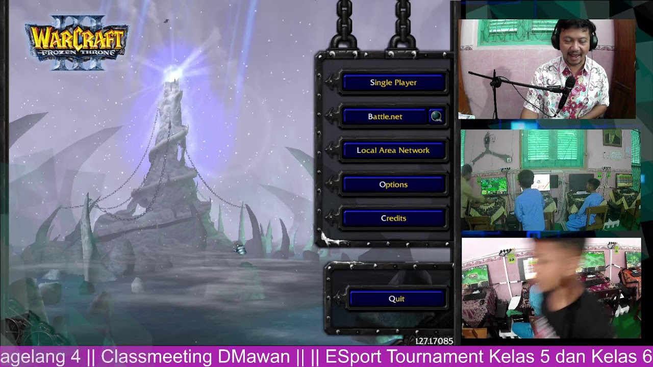 ESport Tournament Semifinal Warcraft III : The Frozen Throne