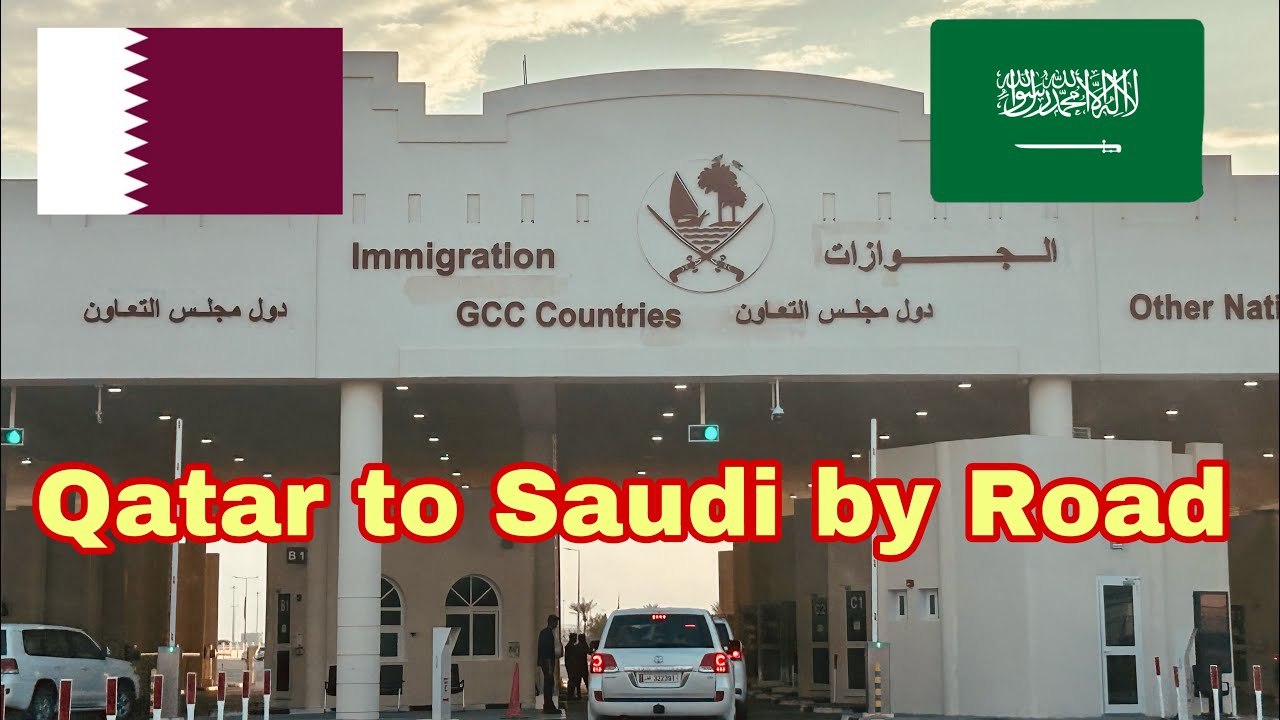 Doha Qatar to Saudi Arabia Riyadh  by Road Part 1