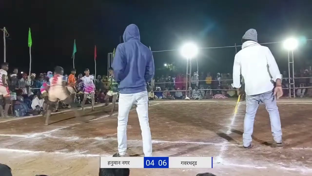 हनुमान नगर V/S  गवरथड खतरनाक सामना 📍 रामपूर येथे Live match  THE KABADDI BOY's broadcast