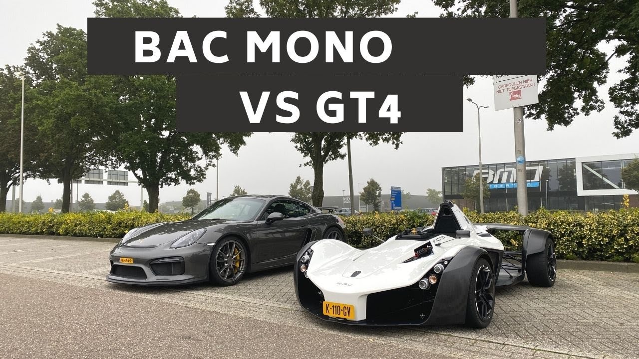 BAC Mono VS Porsche GT4 VS mountain roads 🏎🏎