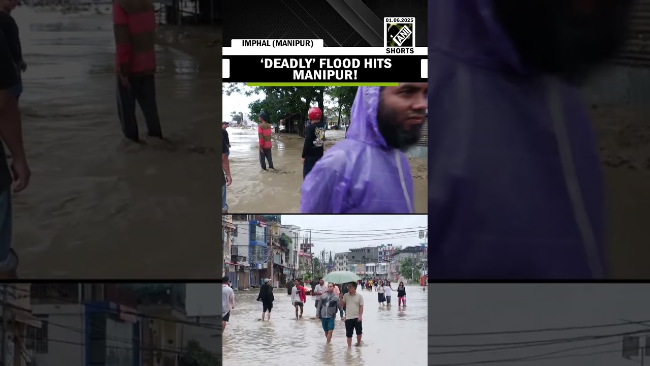 Manipur Flood Crisis: Manipur's Imphal hit by heavy floods following incessant rainfall