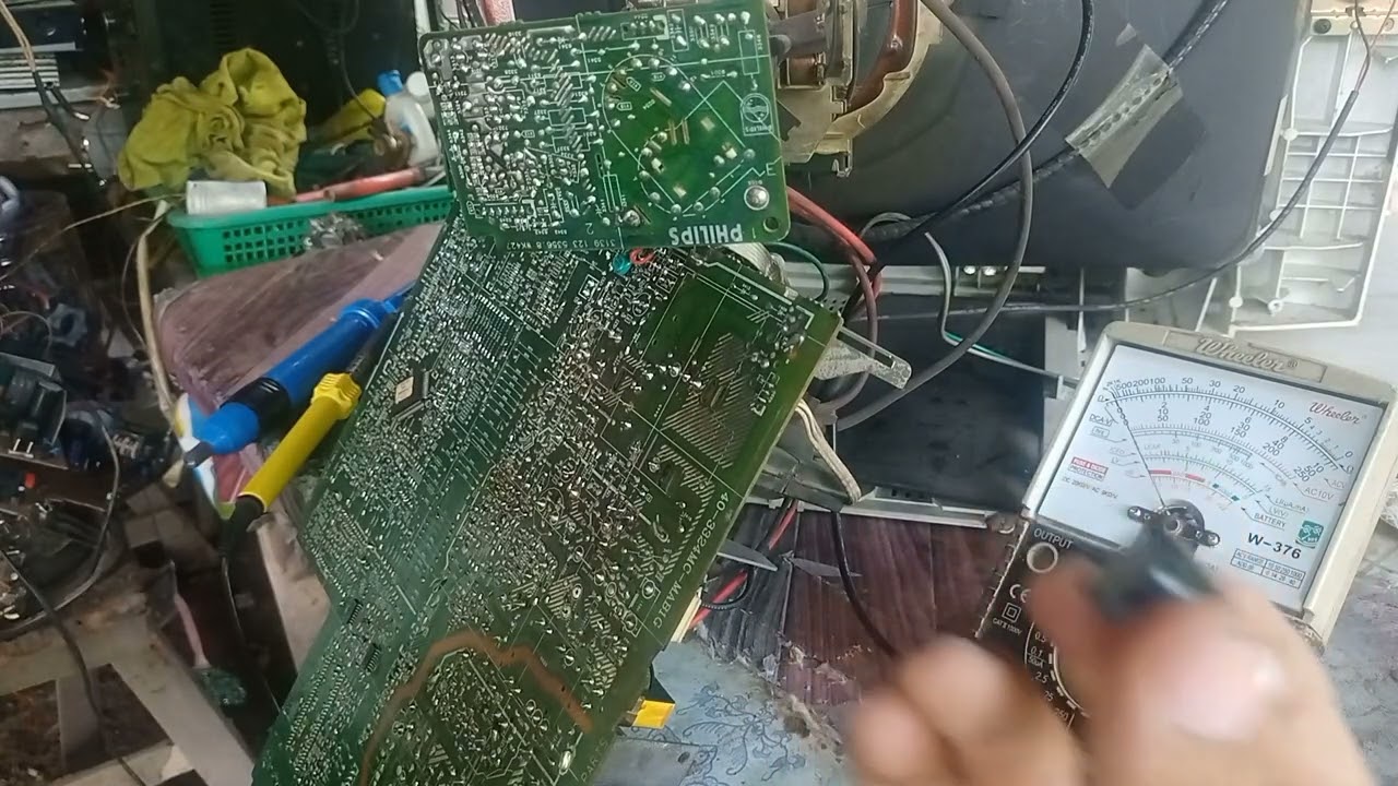 crt tv philips no power troubleshooting technique