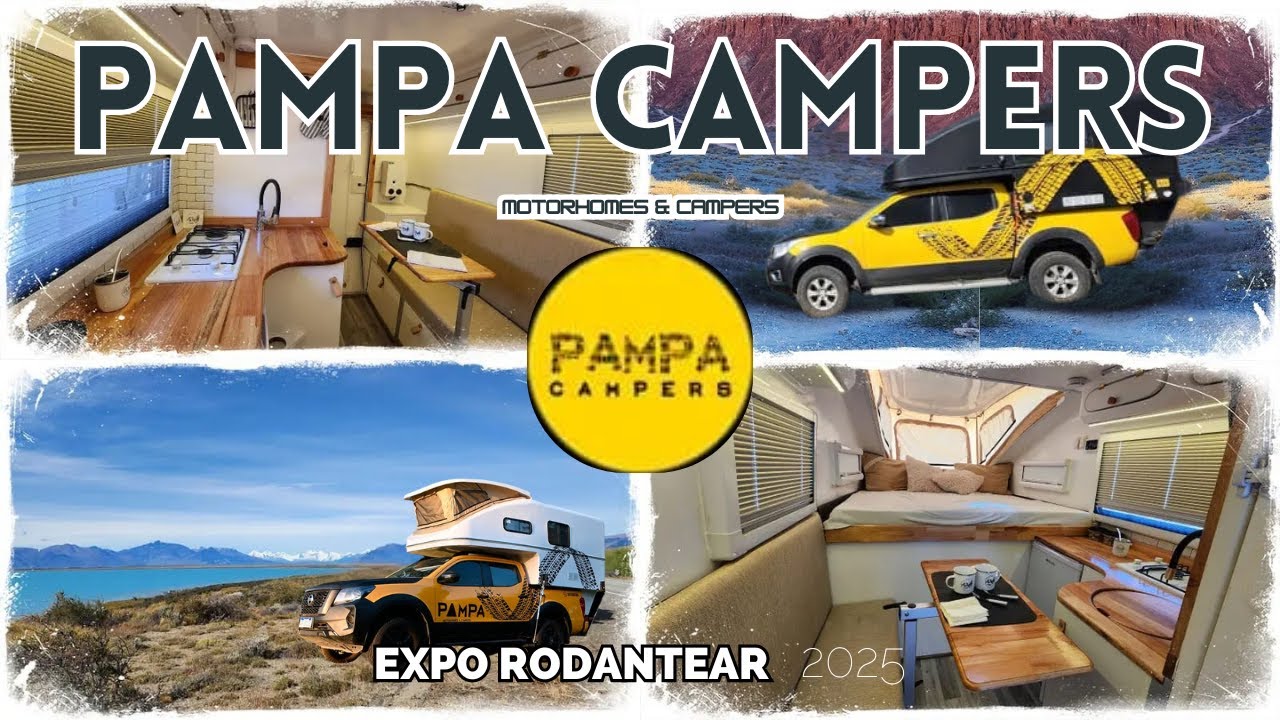 🏕️✨ PAMPA CAMPER en la Expo Rodantear 2025 – Innovación argentina en campers de fibra de vidrio ✨🏕️