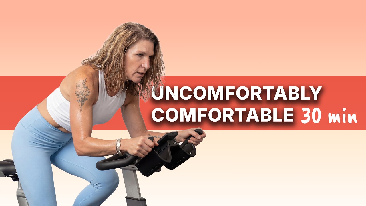 30 MIN INDOOR CYCLING WORKOUT THAT MAKES YOU UNCOMFORTABLE ON PURPOSE
