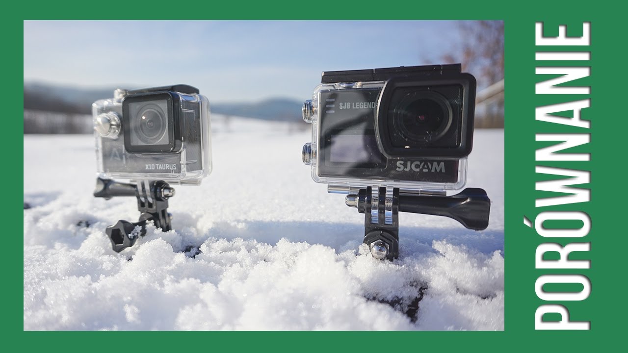 SJCAM SJ6 LEGEND vs LAMAX X10 TAURUS - POR&Oacute;WNANIE
