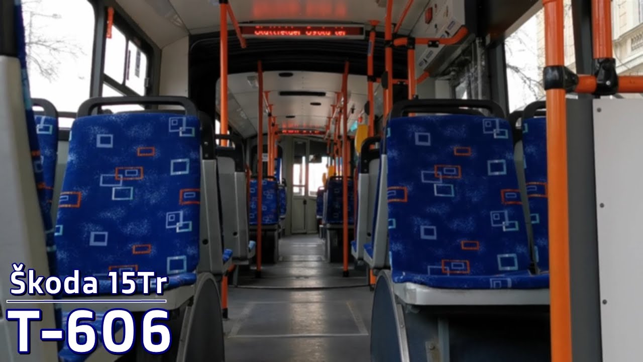T-606 / Utazás az SZKT egyik Škoda 15Tr trolibuszával