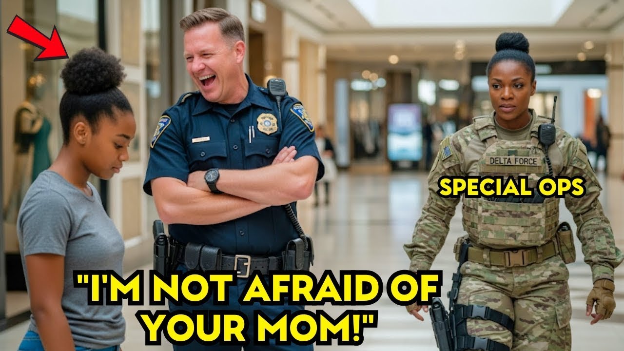 Cop Laughs at Girl for Saying Her Mom's in Special Forces—Until She Walks Onto The Scene