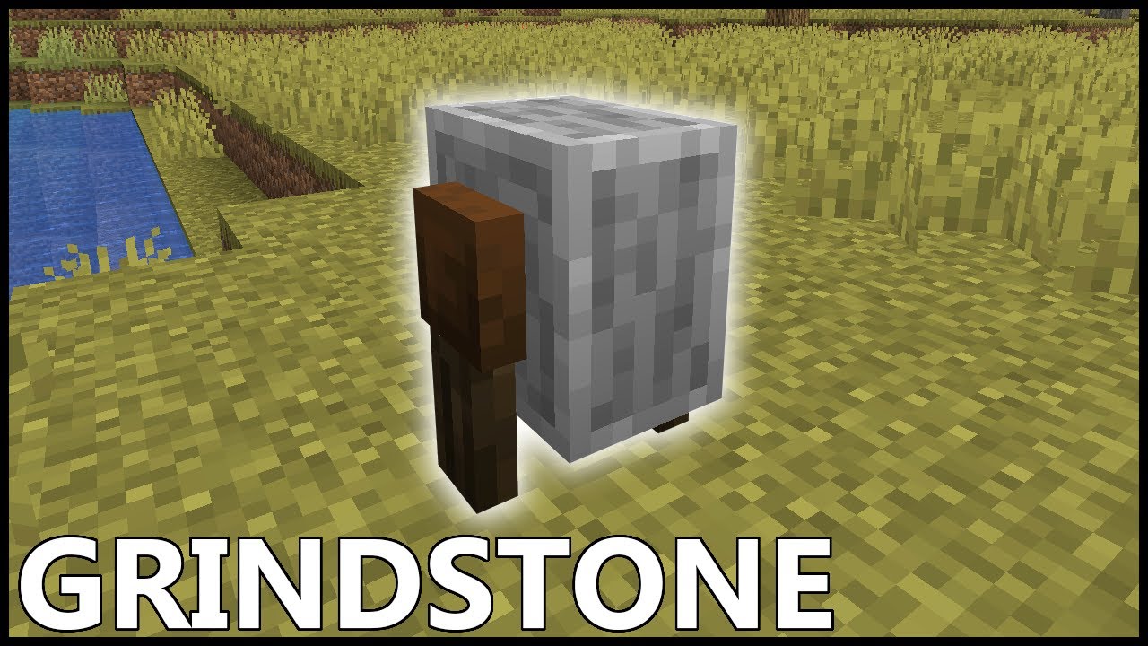 How To Use The GRINDSTONE In MINECRAFT