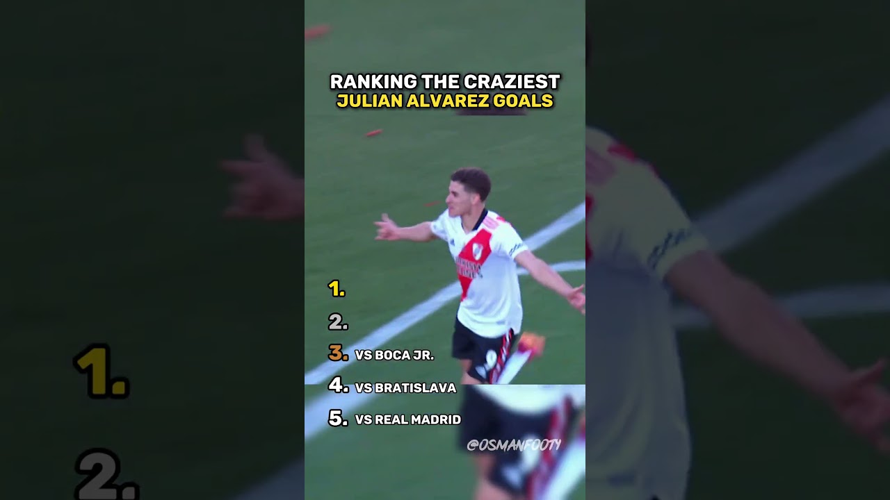 Ranking The Craziest Julian Alvarez Goals 🤩