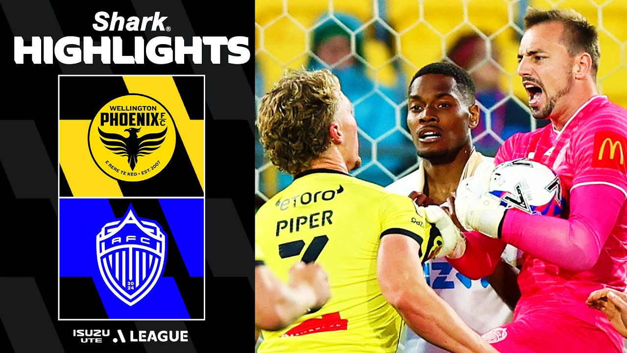 Wellington Phoenix v Auckland FC | SHARK HIGHLIGHTS | Isuzu UTE A-League 2025-26 | Round 4