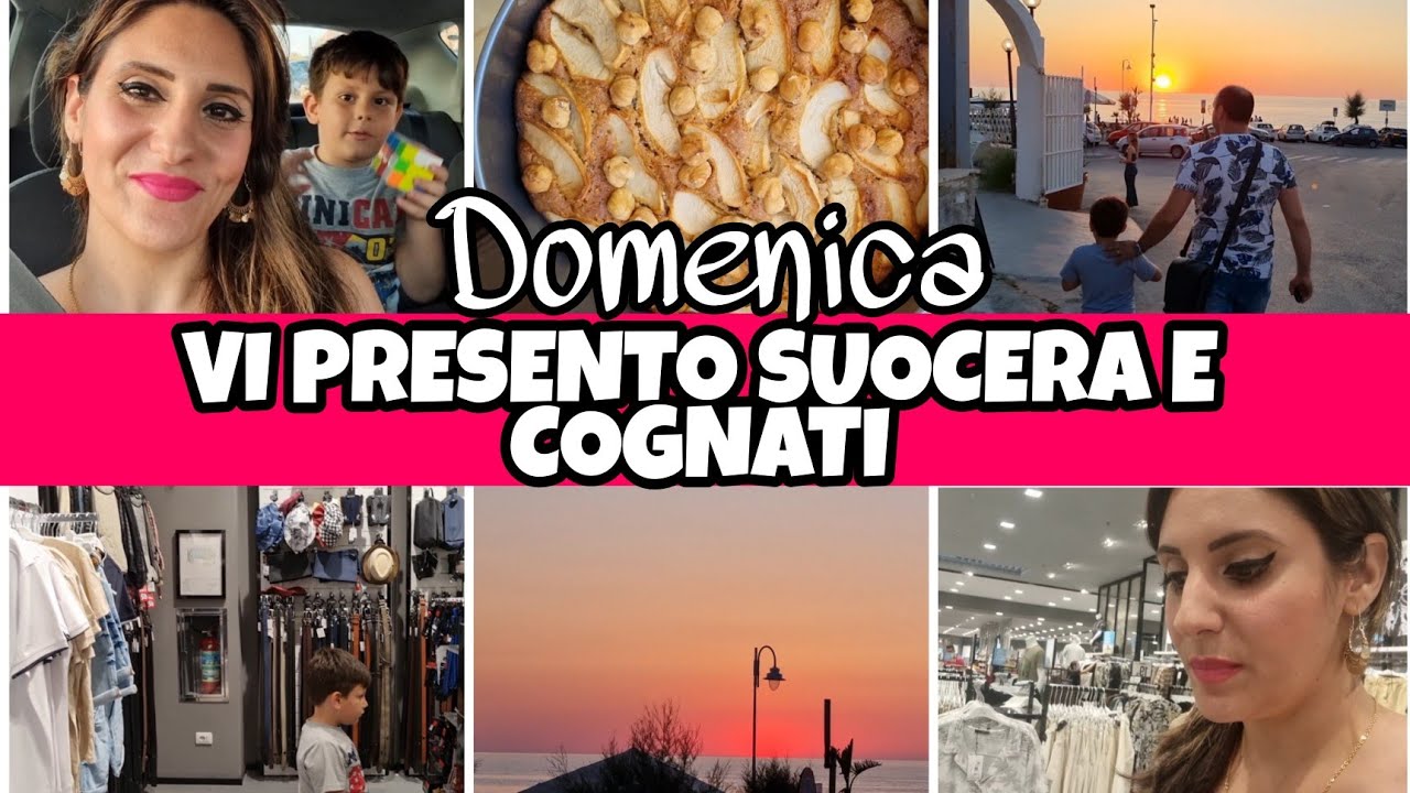 Domenica 24h VI presento mia suocera e i miei cognati//Shopping e uscita #vlogday #domenica