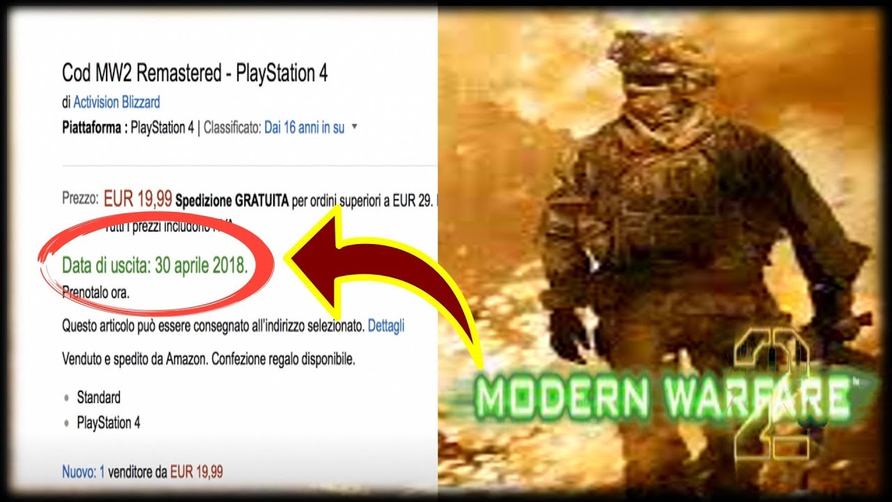 Modern Warfare 2 Remastered Officially Confirmed? LEAKED RELEASE DATE APRIL 30TH, 2018 (COD MW2)
