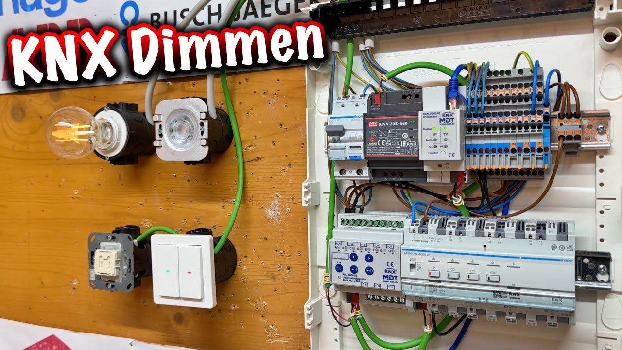 Dimmschaltung mit KNX verdrahten! ElektroM