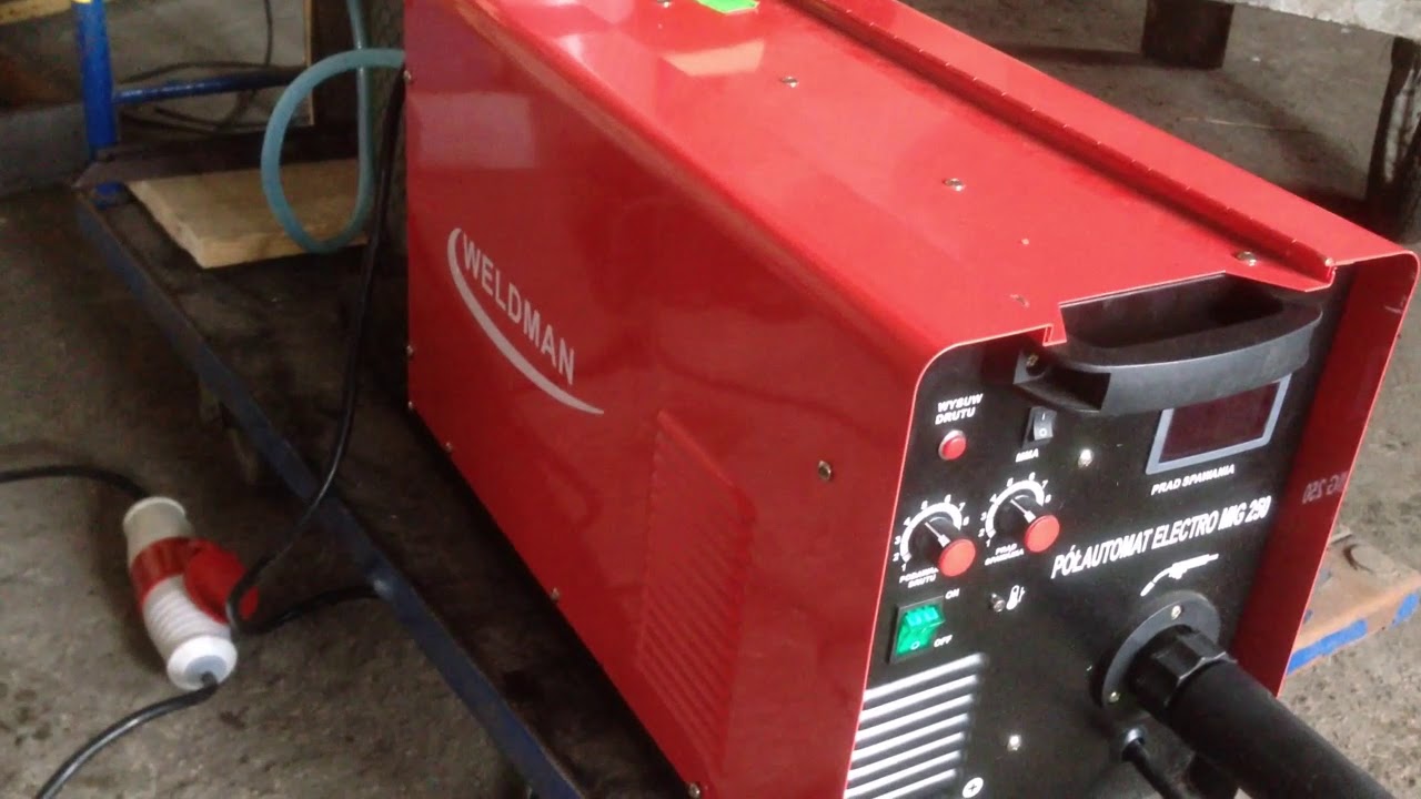 #51 Półautomat spawalniczy Weldman Elektro MIG/MAG 250 Reklamacja