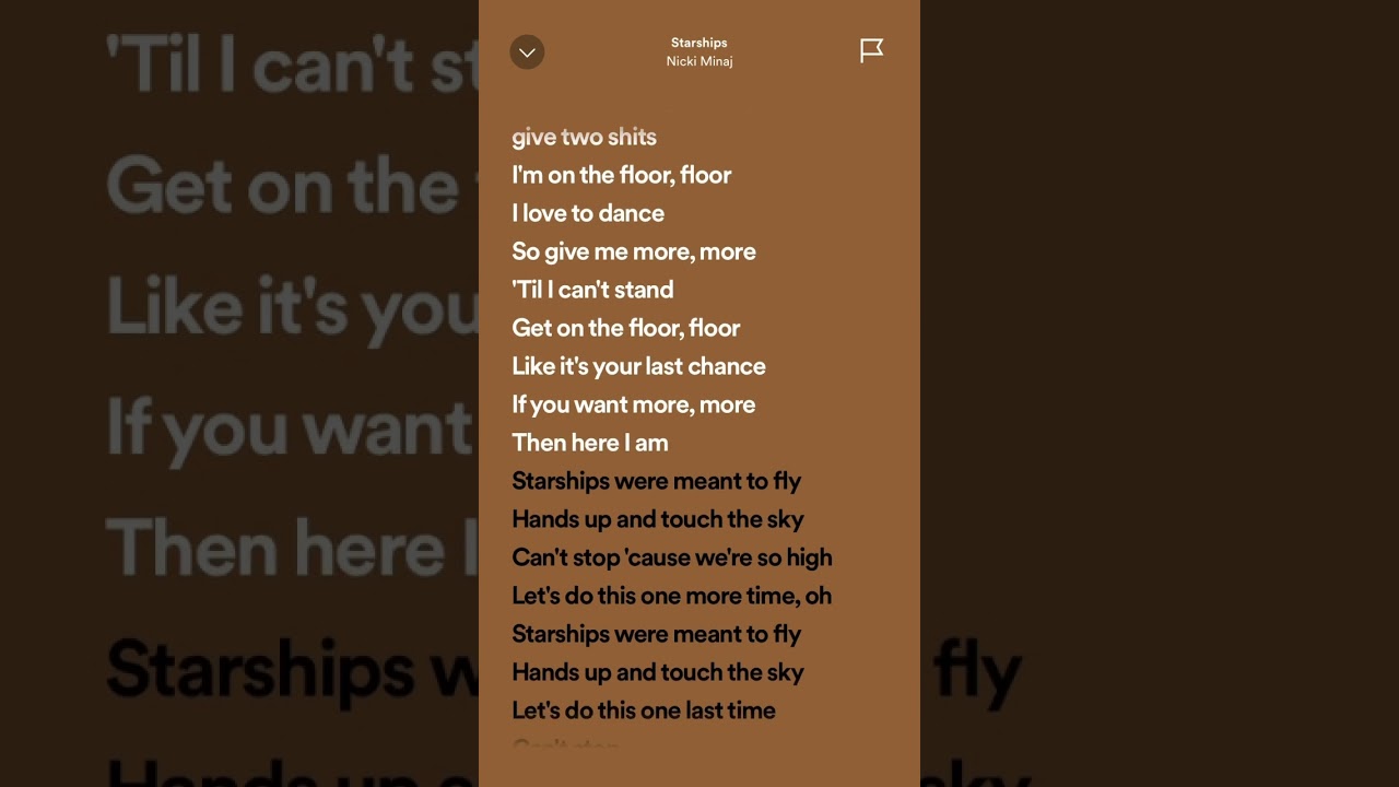 Nicki Minaj - Starships #spotifylyrics #hits #tiktok #throwbacks #trending #nickiminaj