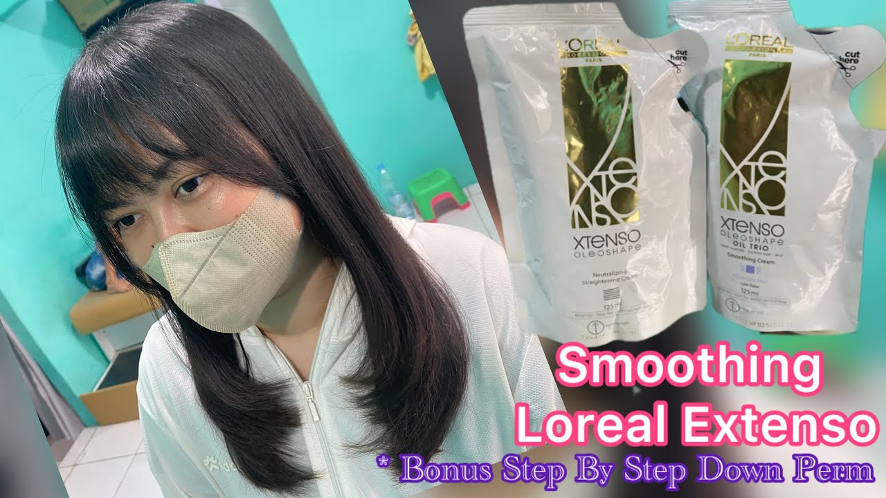 SMOOTHING LO’REAL EXTENSO PART 2 | BONUS STEP BY STEP DOWN PERM PONI ‼️