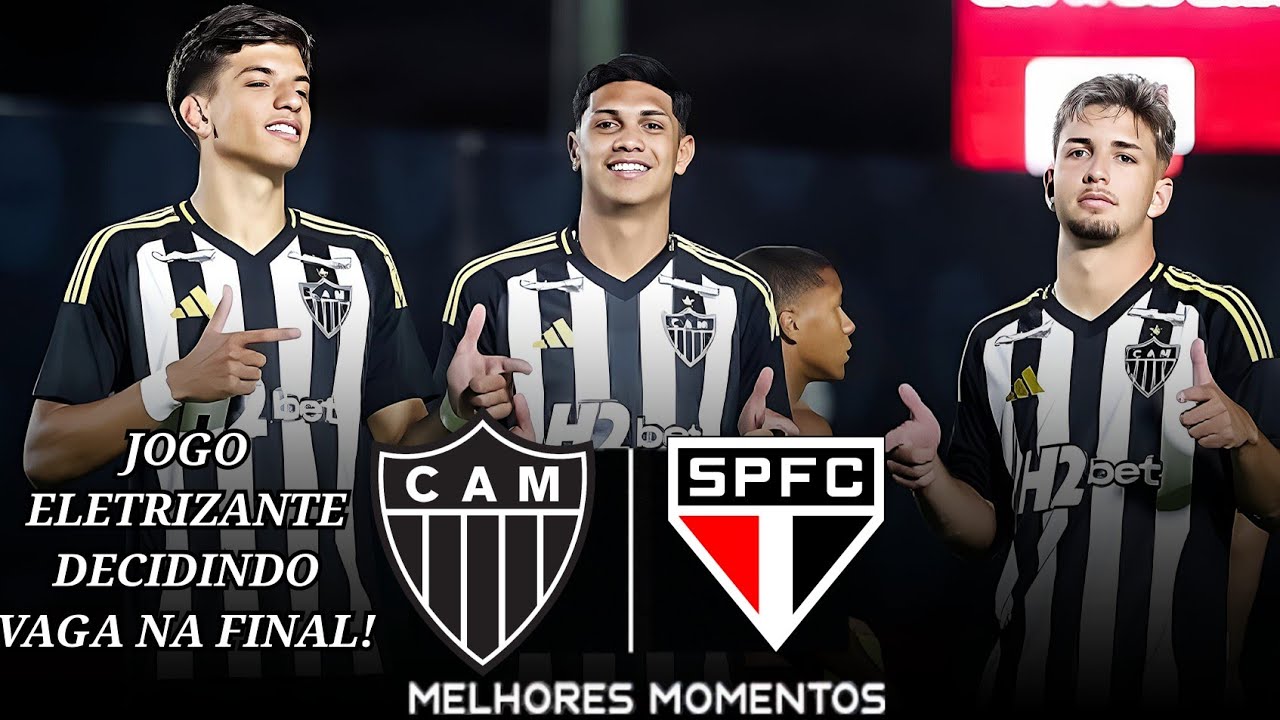 Atlético-MG x São Paulo | Gols e Melhores Momentos | Semifinal Copa do Brasil Sub-20 2025