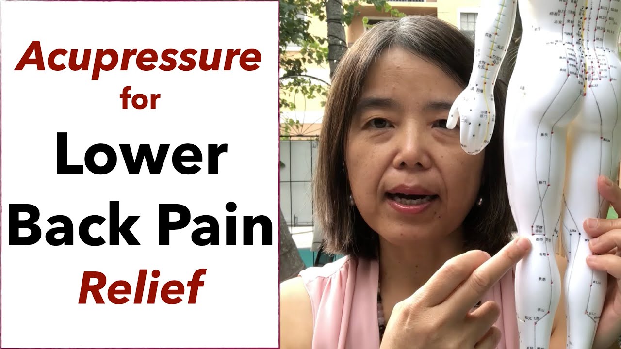 Acupressure for lower back pain & leg pain quick relief | Bladder-40