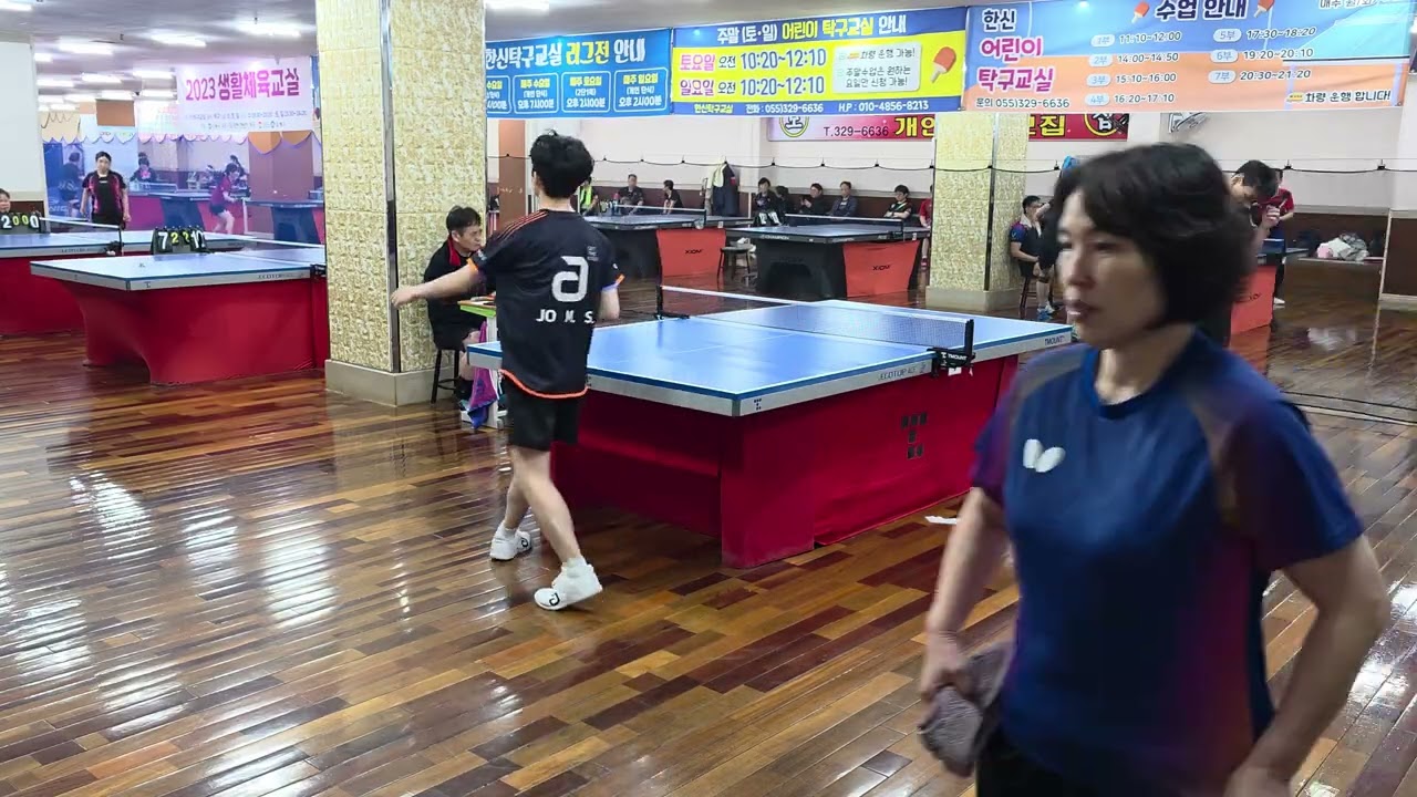 2026.3.2 삼일절이벤트 본선1회전 조민수3부 VS 장덕근5부 #탁구 #tabletennis #pingpong #한신탁구교실 #김해탁구
