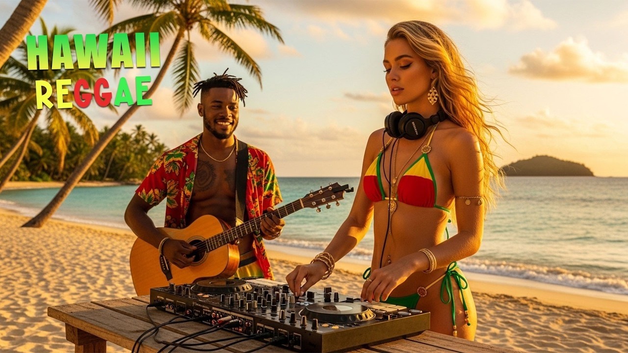 🍍 Island Sunset Aloha – Soft Reggae Flow for Calm & Positivity 🌊