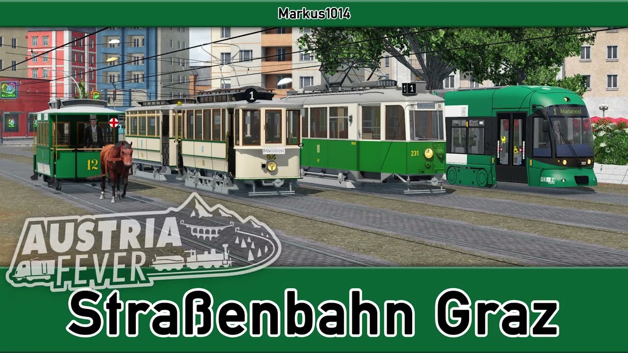Straßenbahn Graz - Transport Fever 2 Vorschauvideo
