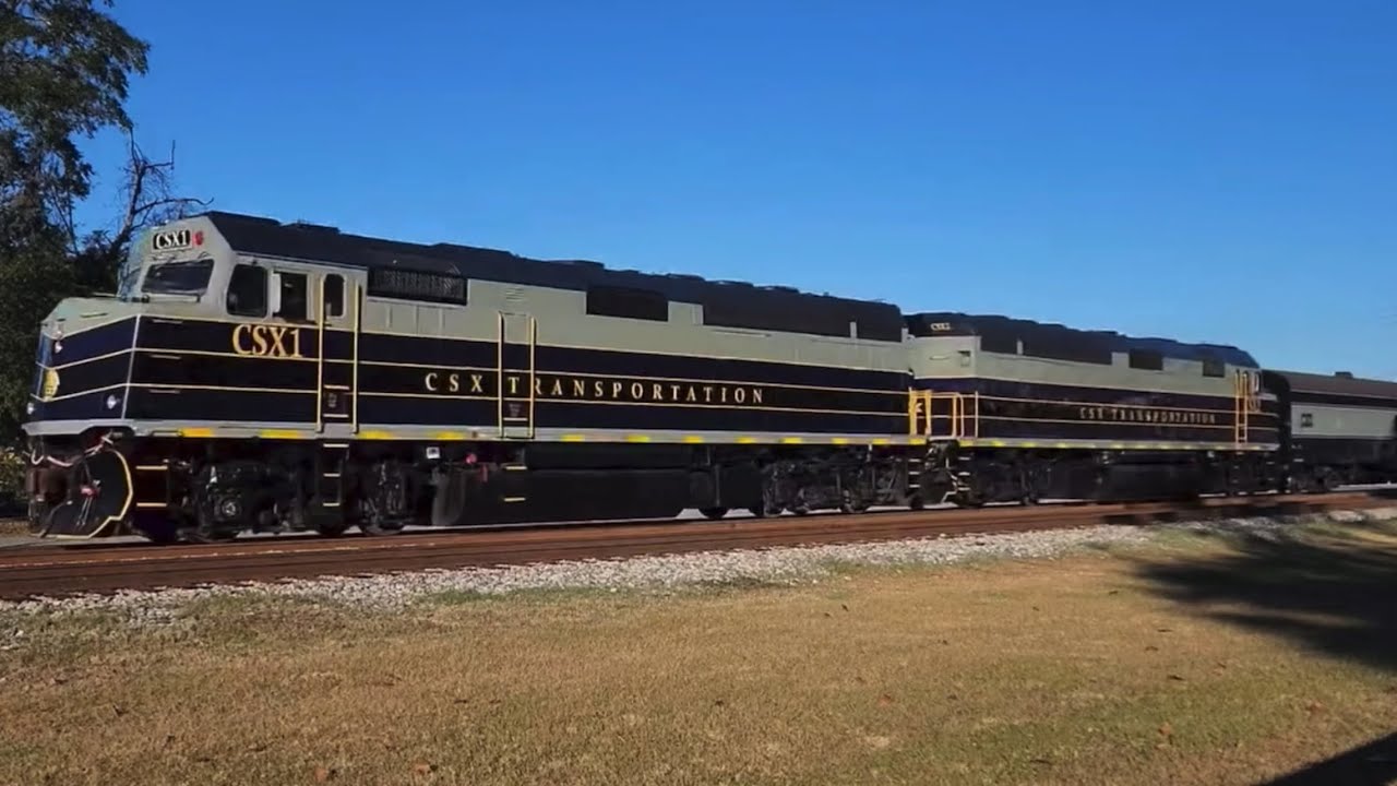49 trains in 49 hours CSX OCS Holiday Express in Folkston, Ga M442-08 with 4 CN’s