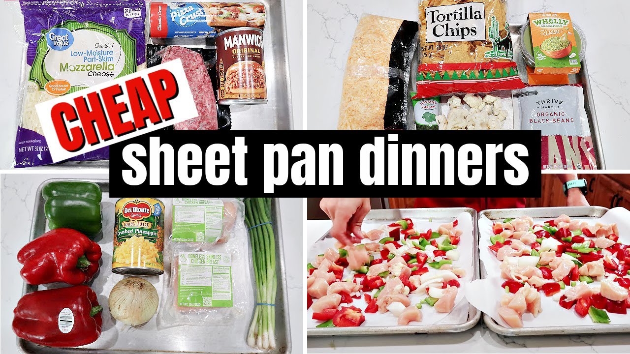 EASY SHEET PAN DINNERS | COOK WITH ME | FRUGAL FIT MOM