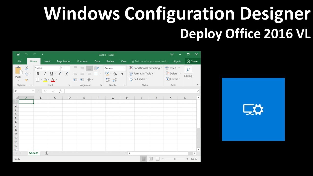 Конструктор конфигураций Windows: развертывание Office 2016 VL