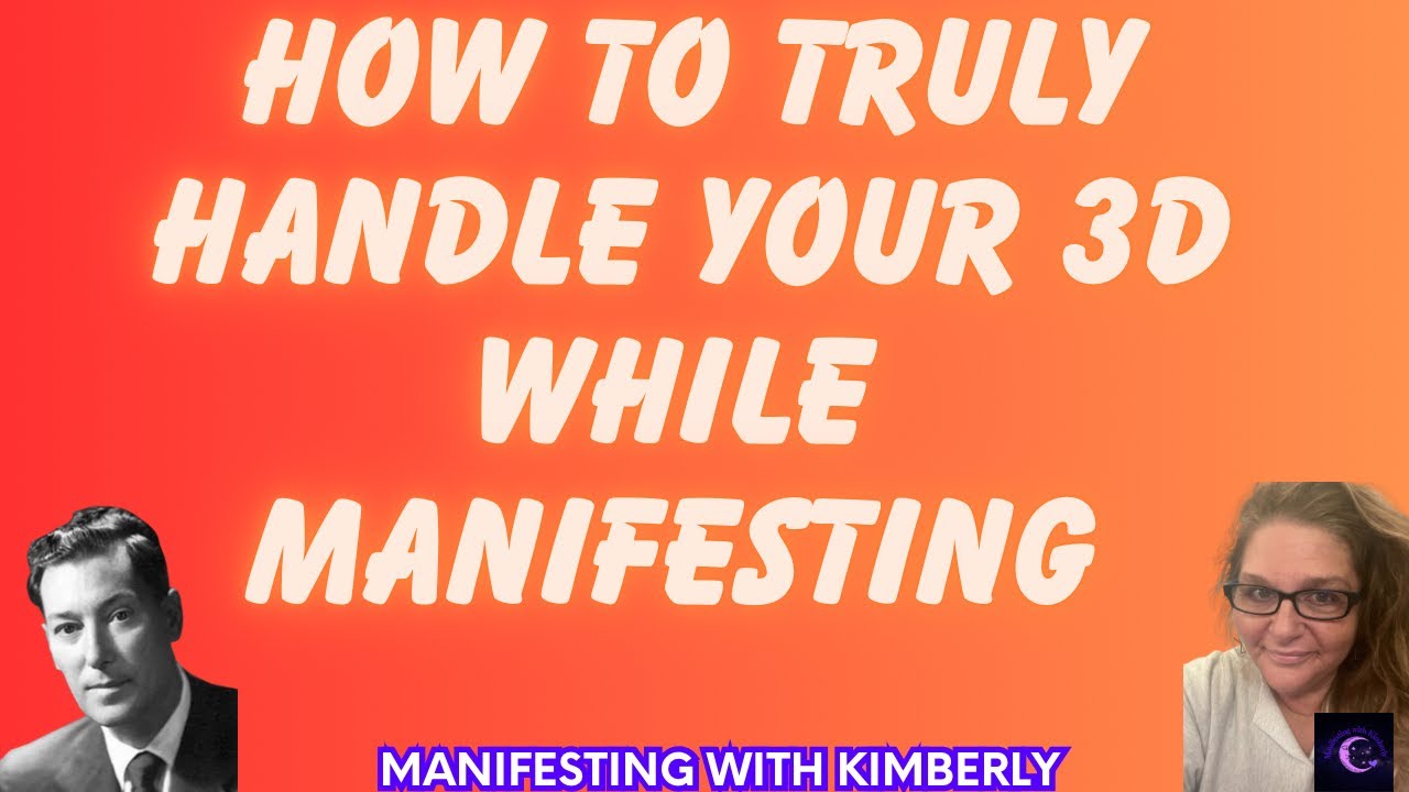 How to truly handle your 3D while MANIFESTING&hellip;