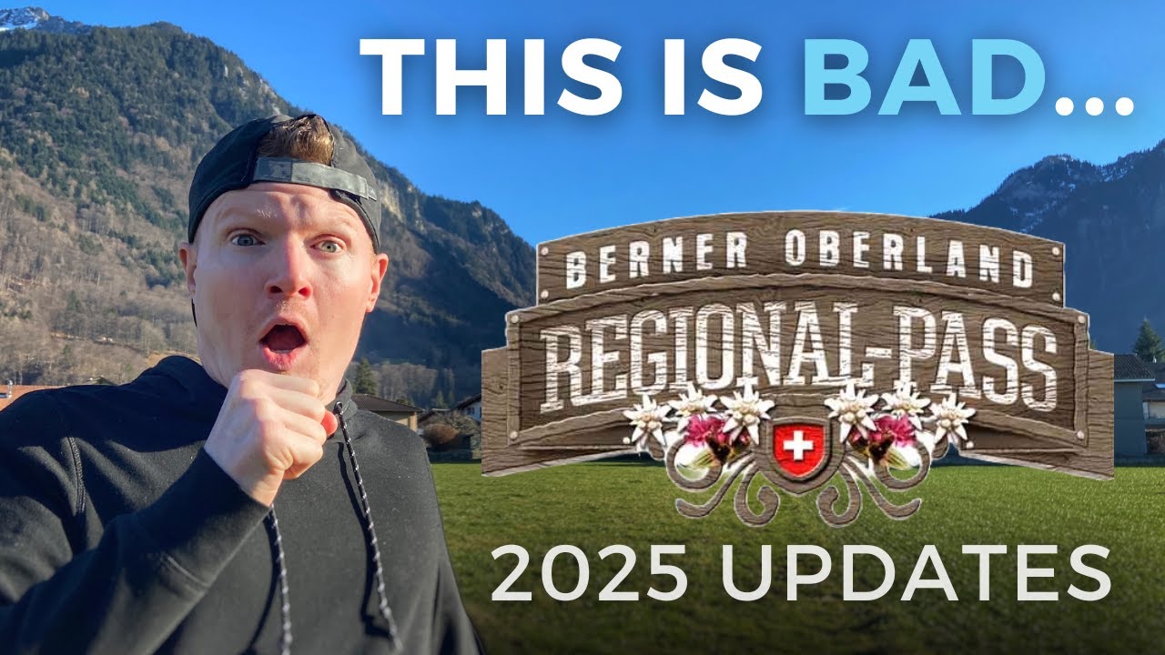 This Swiss Train Pass Just Got DOWNGRADED | 2025 Berner Oberland Pass + Jungfrau Travel Pass