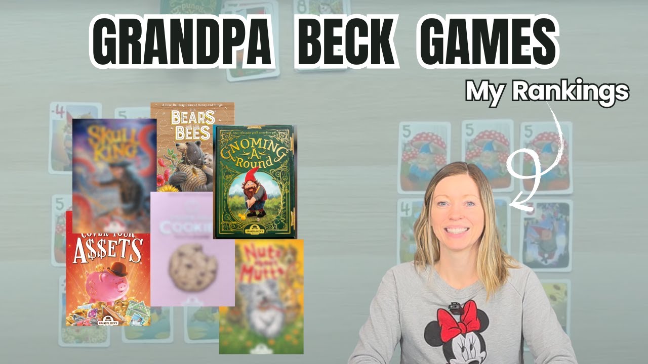 Ranking Every Grandpa Beck's Games I've Played!  Best Family Card Games Ranked @grandpabecksgames