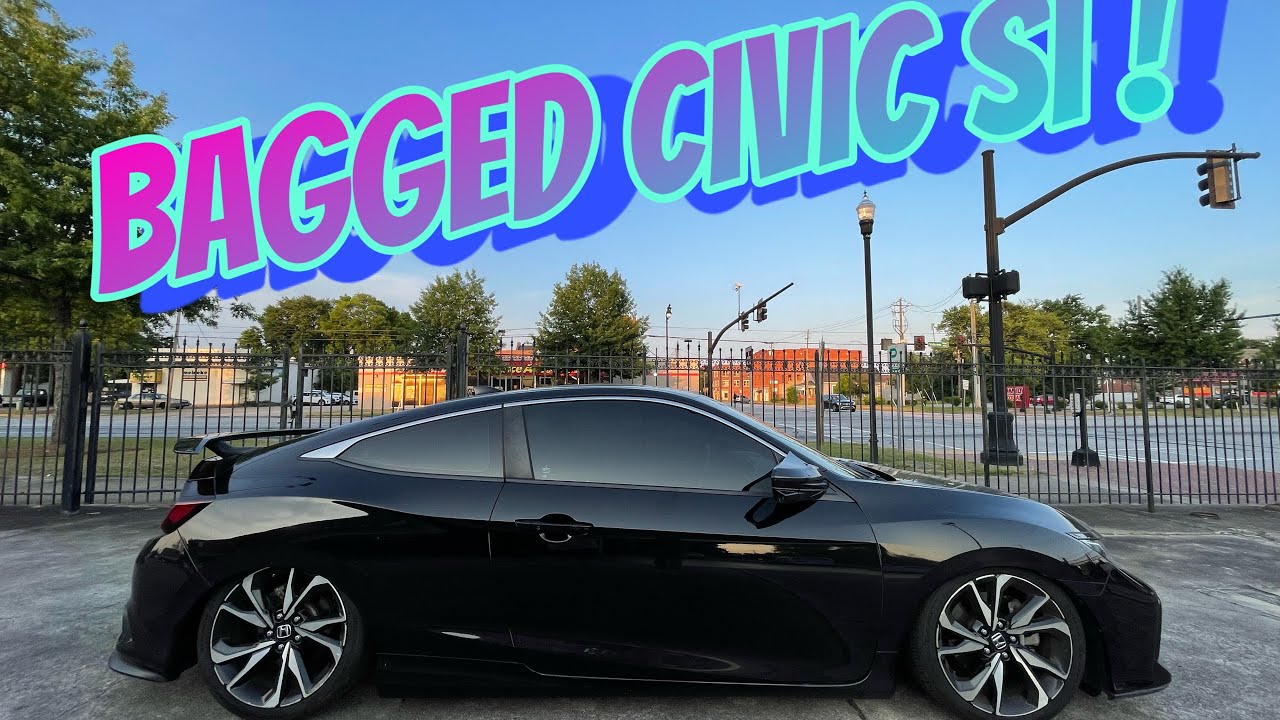 BAGGED CIVIC SI ( AIR RIDE INSTALL )