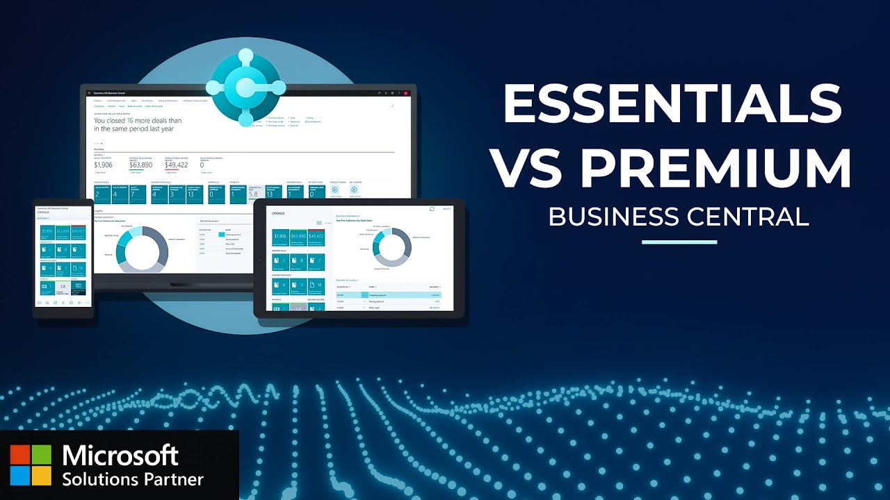 Dynamics 365 Business Central: Essentials vs Premium