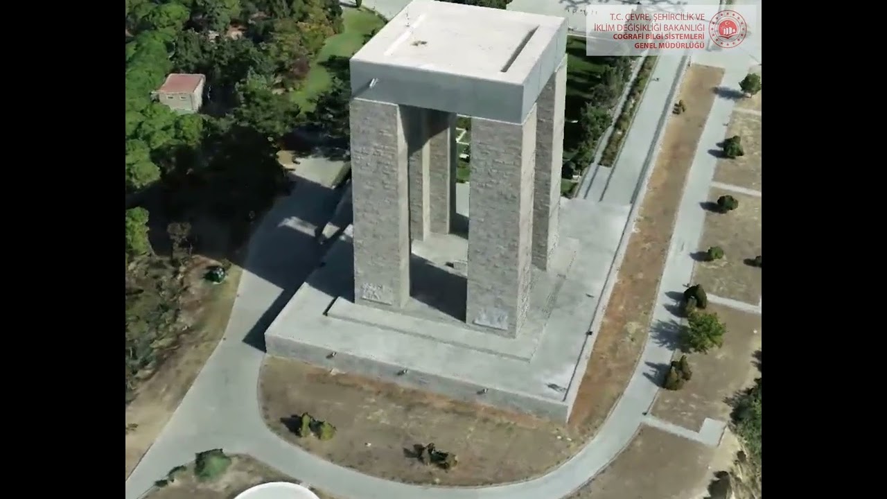 Çanakkale Şehitlik Anıtı 3 Boyutlu Modeli