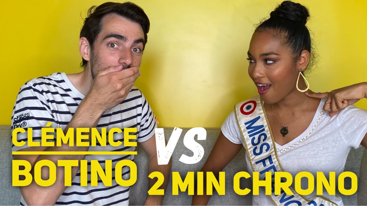 Clémence Botino (Miss France 2020) VS 2 min chrono