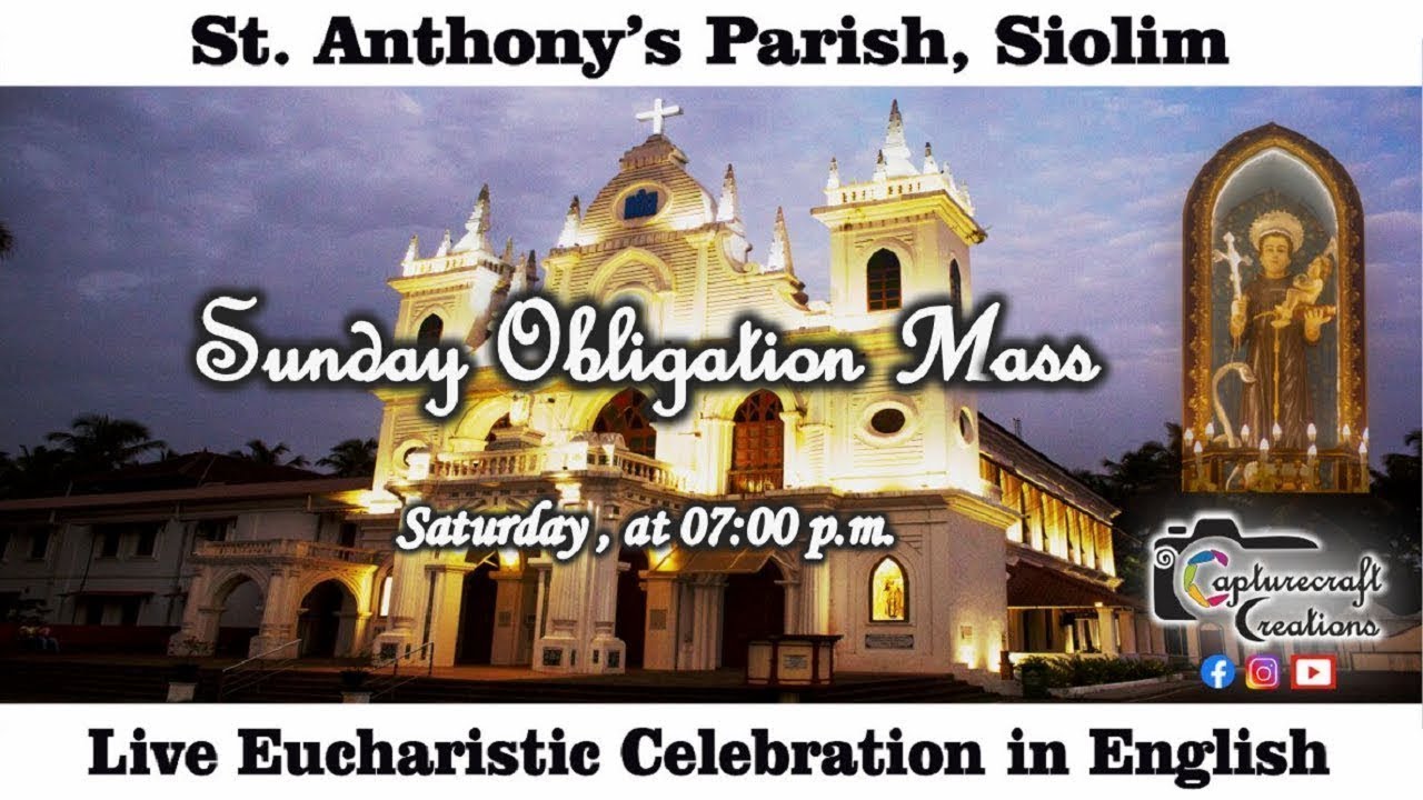 Sunday English Mass Live at 7pm on Saturday 31-01-2026 | St Anthony's Church Siolim