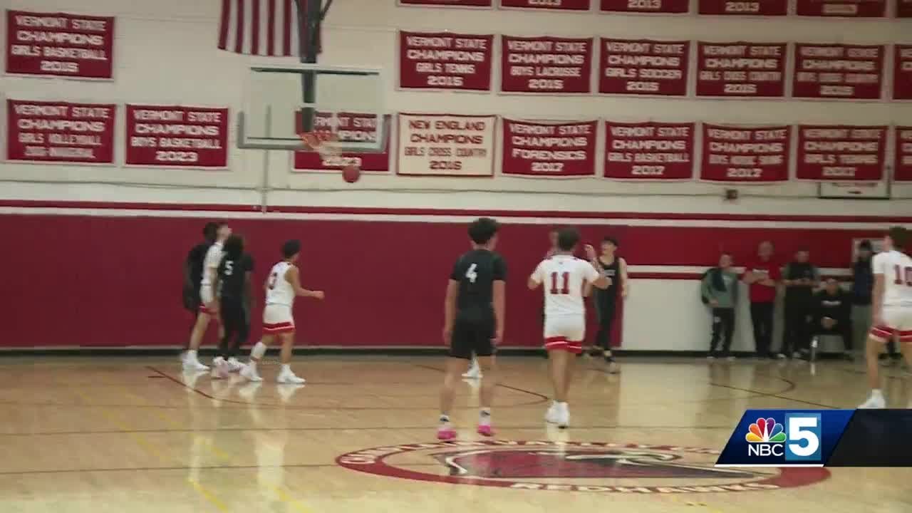 Rice boys basketball uses big second half to extend winning streak to six games