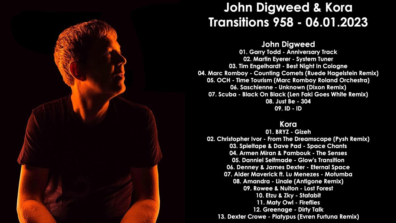 JOHN DIGWEED (UK) & KORA (Canada) @ Transitions 958 06.01.2023