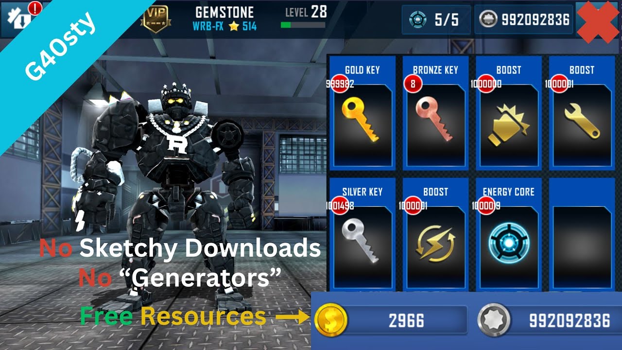 Real Steel WRB Hack - No Sketchy Downloads or APK's *CHECKED PINNED COMMENT*