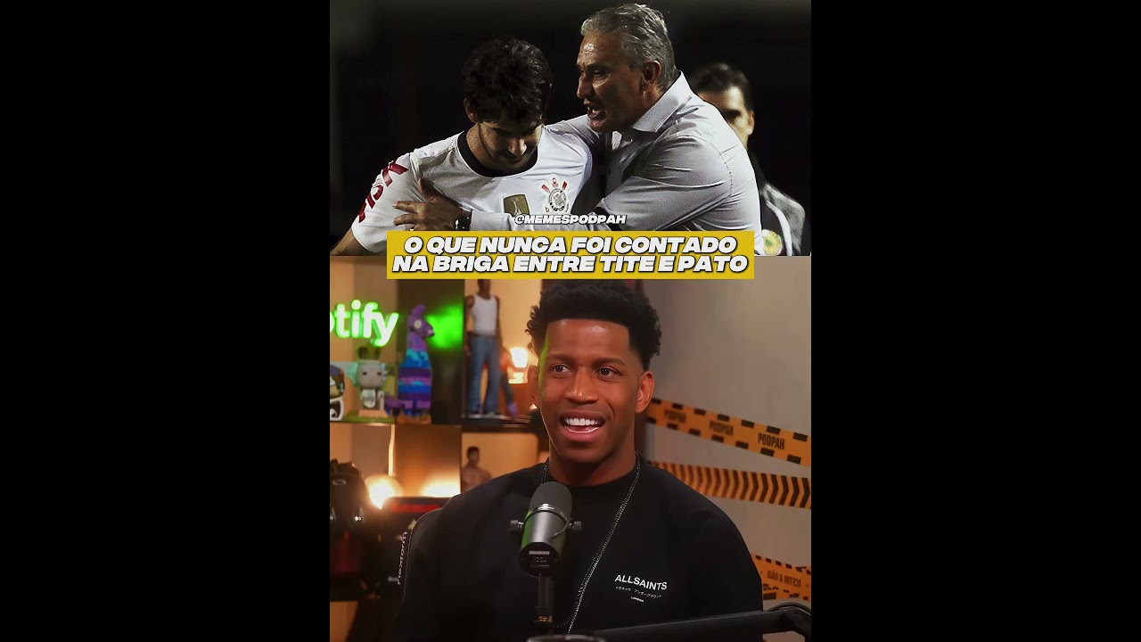 Gil sobre a briga entre Tite e Pato #podpah #clipapdph #futebol #corinthians @Podpah