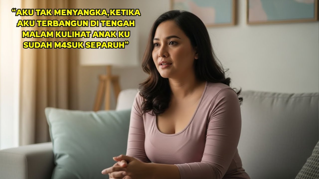 KETIKA AKU TERBANGUN DITENGAH MALAM, AKU SYOK MELIHAT 4NAK KU SUDAH M4SUK SEP4RUH...