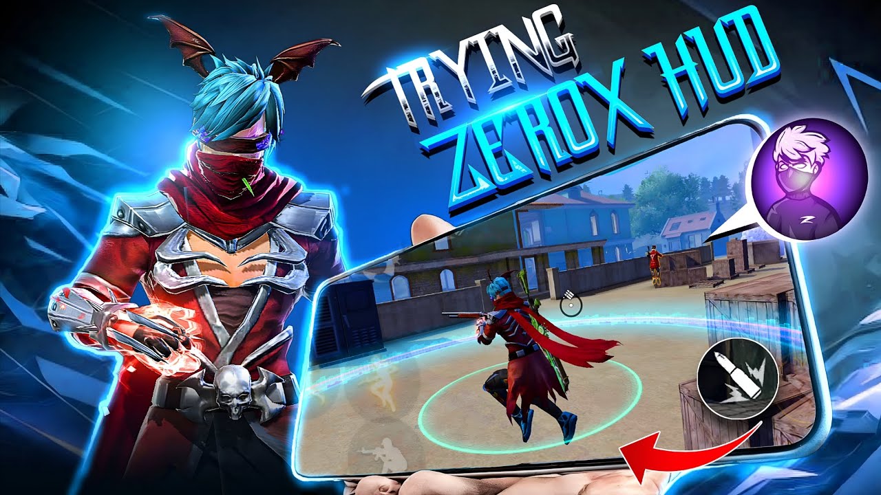 ZEROX.Rocket Mode🚀Poco F3 || full practice in zerox ff custom hud Settings🥵