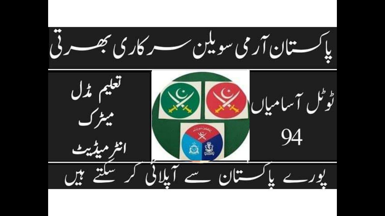 Pakistan Army Civilian Jobs  2021 (Pak Army Civilian) Vacancies 2021