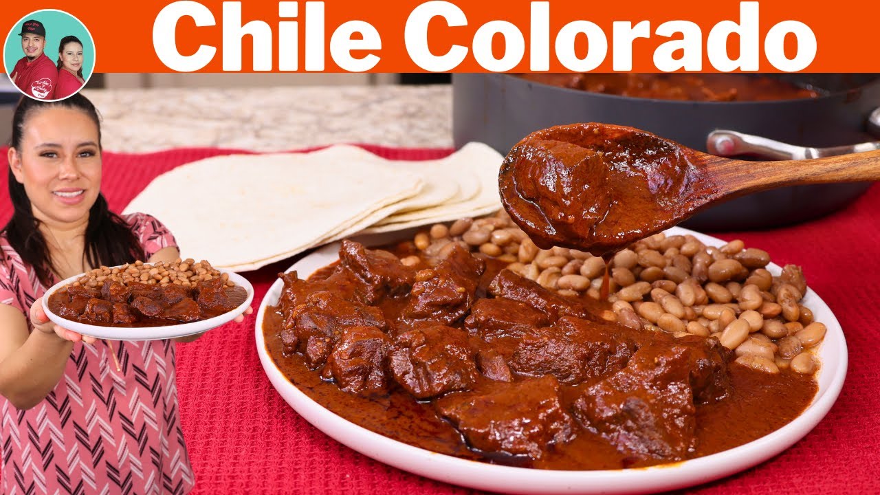 Asi Hago el Chile Colorado o Carne con Chile l la receta a la que mi Familia NO puede Resistirse |